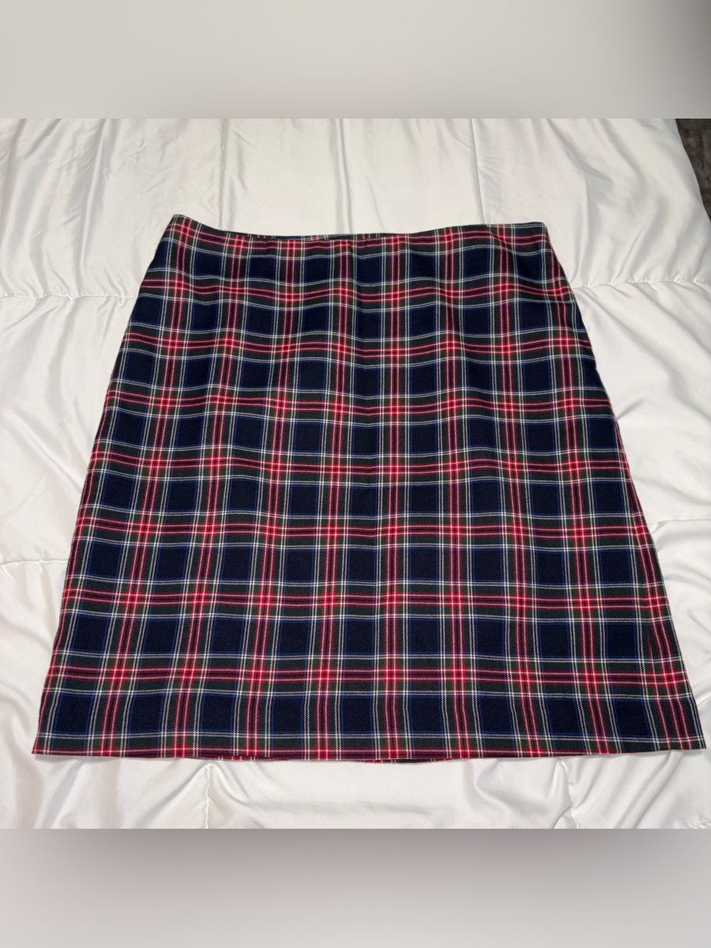 NWT! Talbots | Talbots Tartan Navy Plaid Skirt Size 12 New